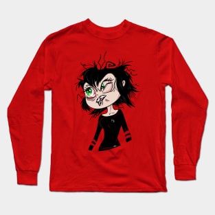 Vampire Goth Girl Long Sleeve T-Shirt